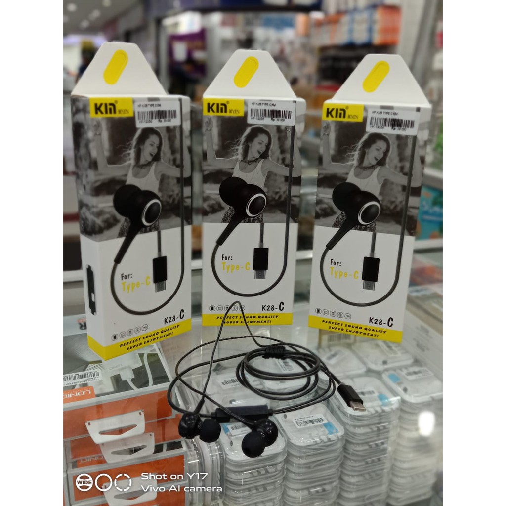 handfree type c headset bass type c earphone type c