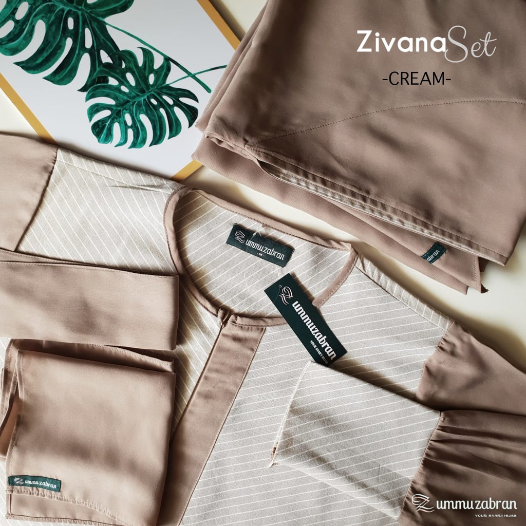Zivana Ummu Zabran Gamis Stripes