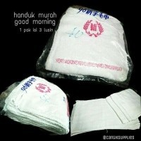 Handuk Good Morning - Handuk Salon - Handuk Muka - Handuk Olahraga - Putih