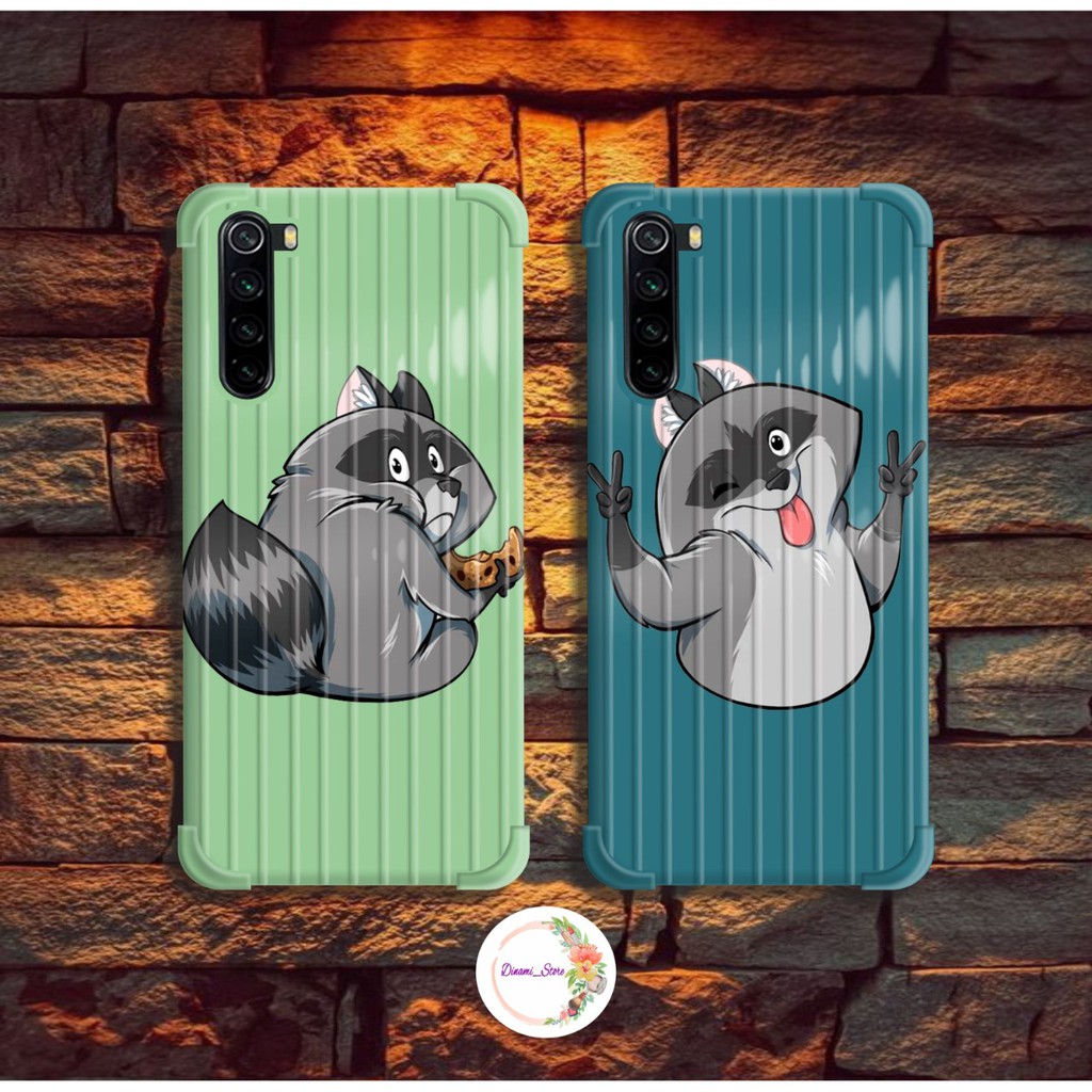 softcase Raccon Realme C1 C2 C3 U1 2 2 Pro 3 Pro 5 5i 5s Pro 6 Pro X Xt C11 C12 C15 NARZO DST30