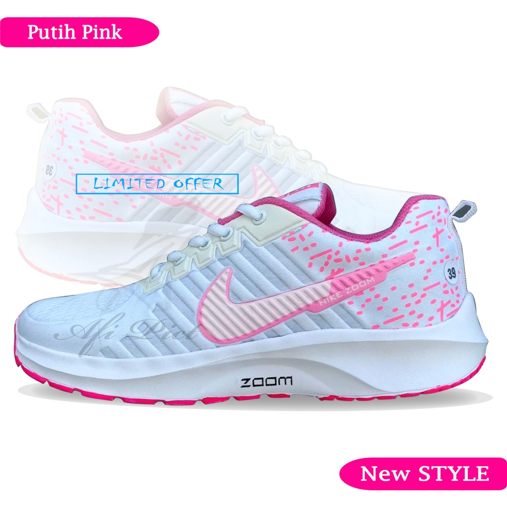 SEPATU VEGASUS SERIES WARNA PUTIH PINK SUPER SALE SEPATU // ORIGINAL IMPORT PRIA / WANITA SNEAKER / CASUAL OLAHRAGA