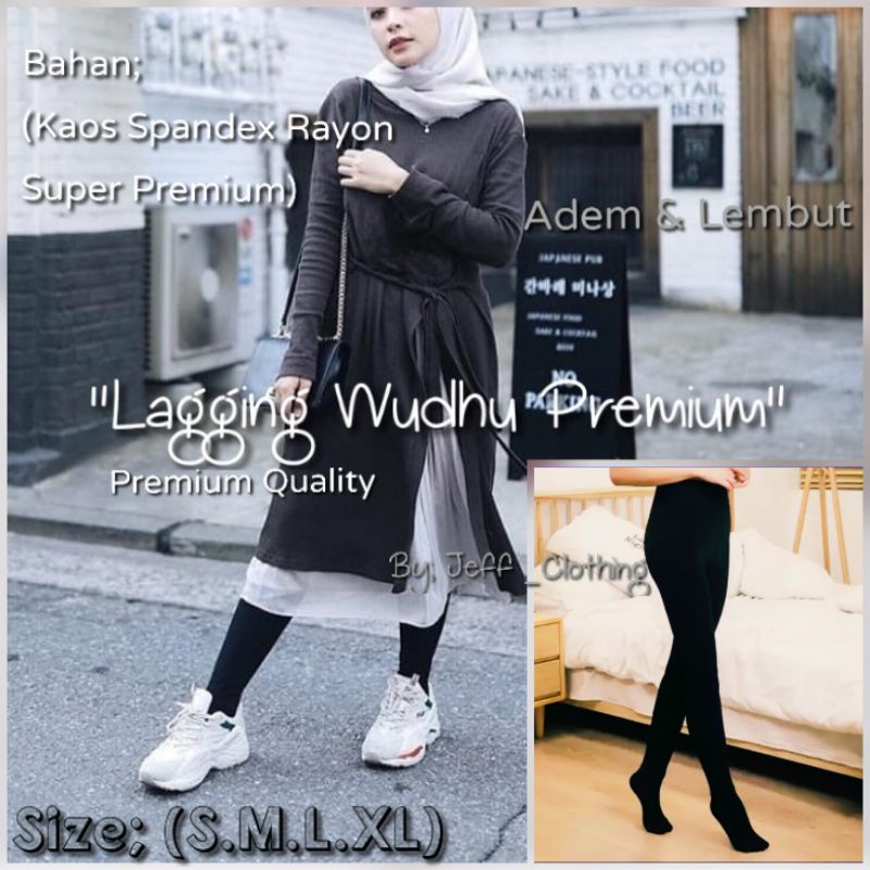 Leging Wudhu Premium | Celana Legging Wudhu | Leging Wudu | Legging Wudu | Lejing Wudhu | Wudhu