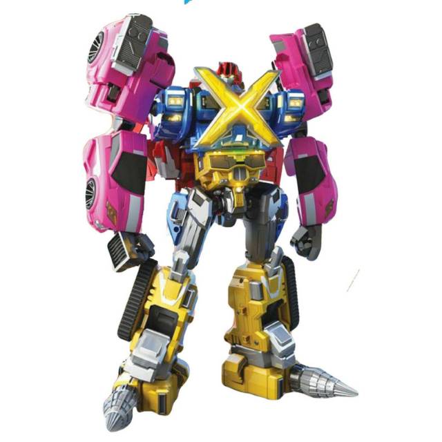 MAINAN TOBOT ROBOT MINI FORCE QUATRAN MOBIL TRANSFORM MEGAZORD XTRON VOLT