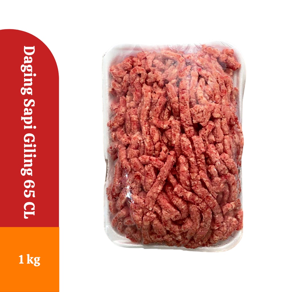Daging Sapi Giling 65 CL 1 Kg / Daging Giling 65% Daging 35% Lemak