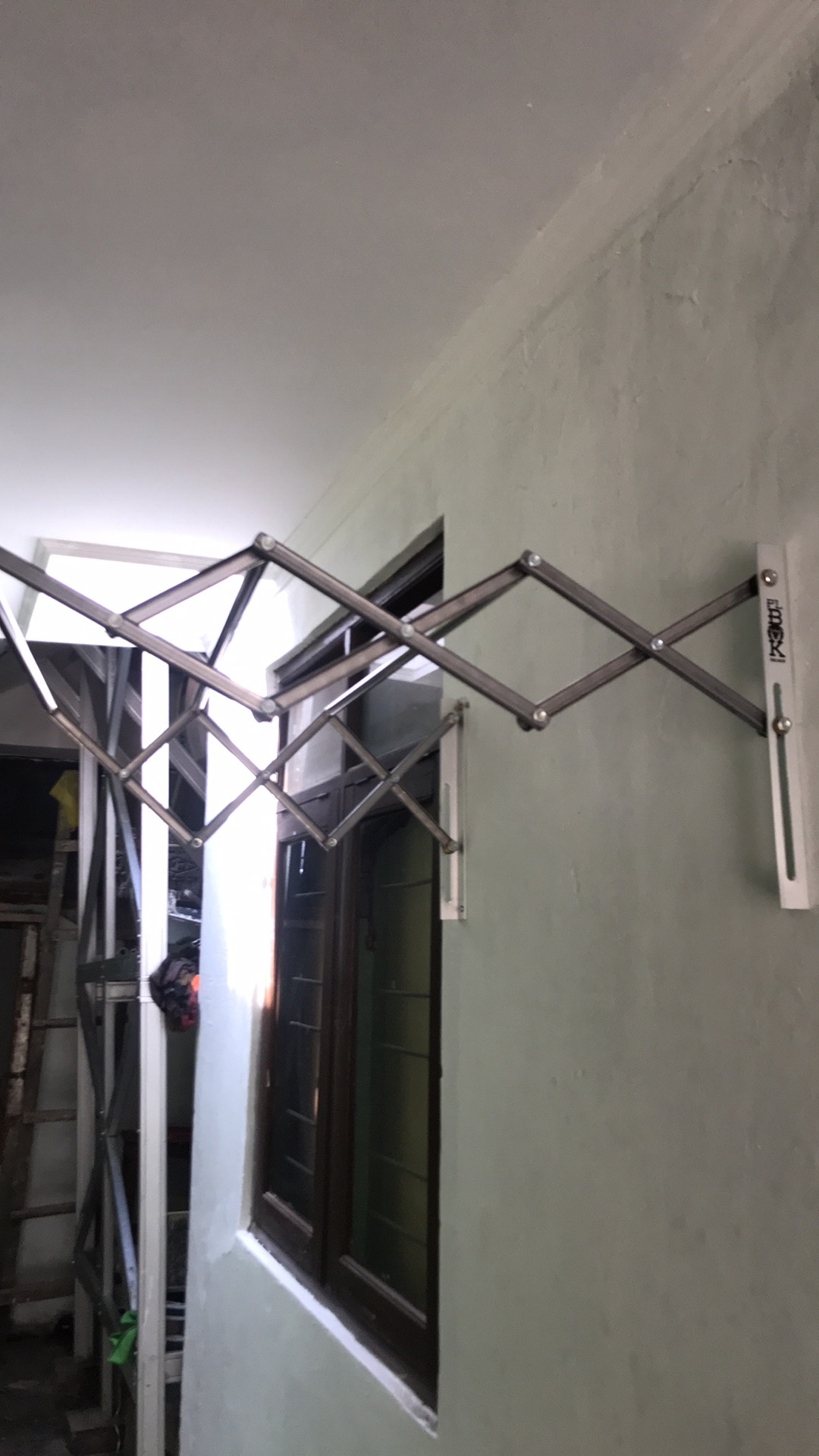 Jemuran Dinding Lipat Stainless Steel 3 Galang 80 Cm ( Pbs 80 ) - Plbok