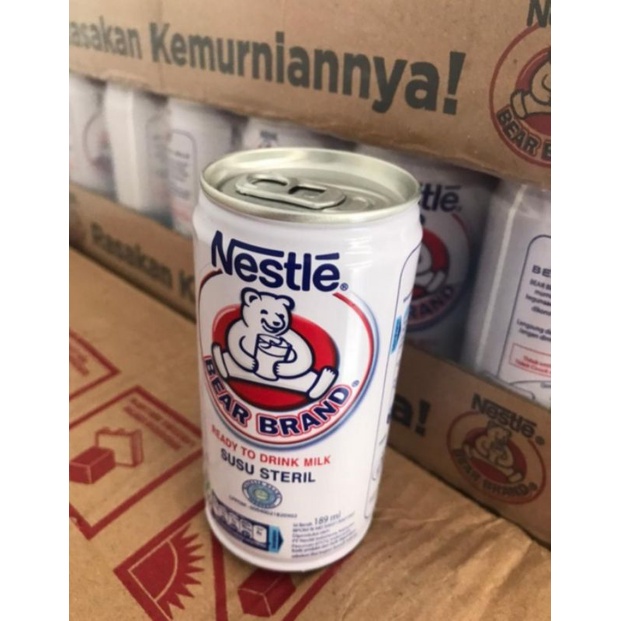 

Bear brand 189 ml susu sterilisasi