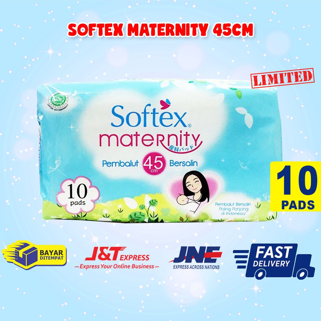 Softex Maternity Pembalut 10 Pads/45 cm - Pembalut Melahirkan