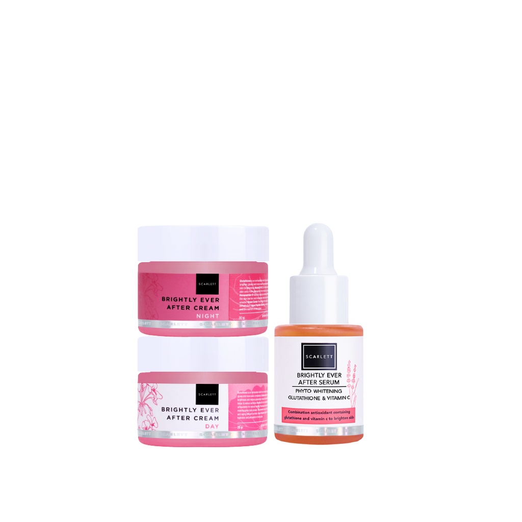 Scarlett Whitening Triple Combo Brightly Facial Care