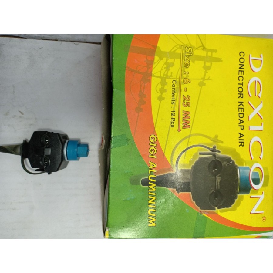 Konektor Kedap Air PLN Dexicon 6mm - 25mm Gigi Aluminium Connector