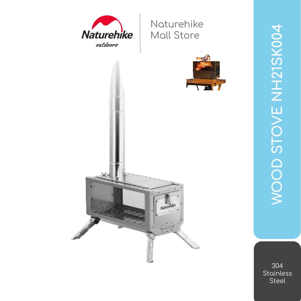 WOOD STOVE / KOMPOR KAYU PORTABLE OUTDOOR CAMPING NATUREHIKE NH21SK004