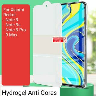 Hydrogel Anti Gores Xiaomi Redmi Note 9 Pro Bukan Tempered