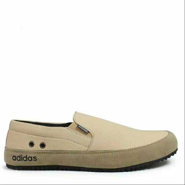 SEPATU SLOP PRIA TERMURAH ADIDAS MASTER CASUAL SLIP ON KULIAH KERJA KANTOR SANTAI FORMAL