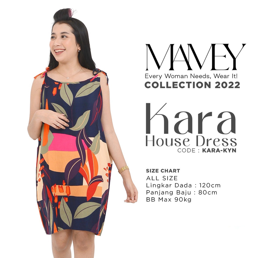 Daster home dress KARA baju tidur Sleepwear sexy tali busui friendly kekinian murah premium