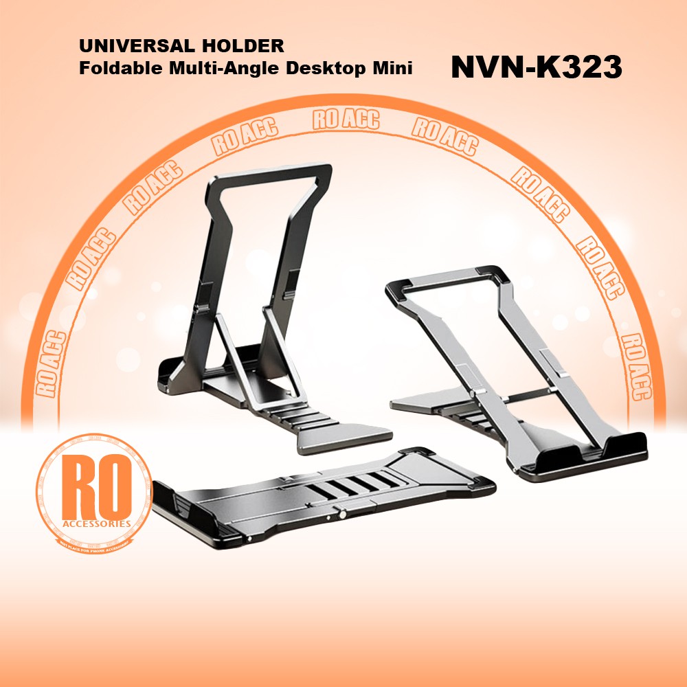 [RO ACC] NVN-K323 PHONE STAND HOLDER HP TEMPAT TATAKAN HP DI MEJA ALL TIPE HP