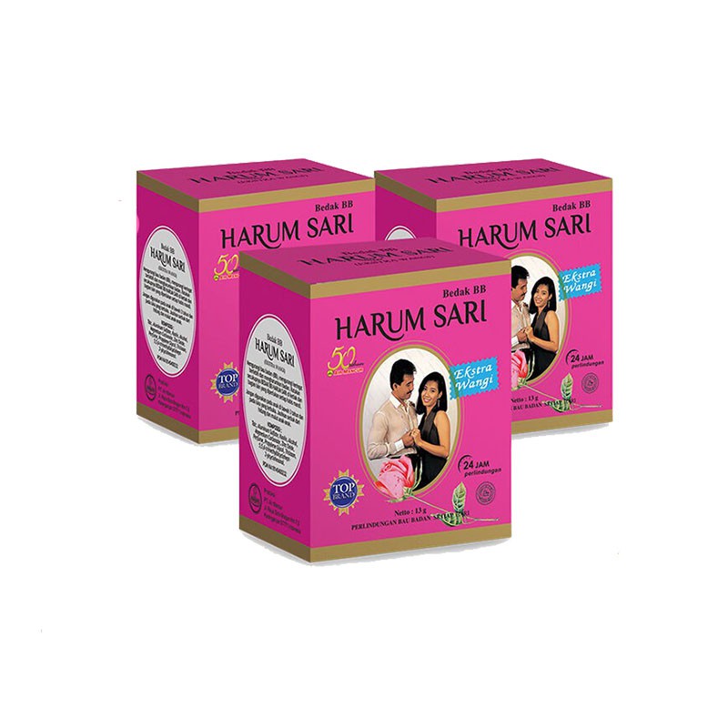 [BOX] Harum Sari Bedak Deo Badan 1 Box Isi 10 Sachet