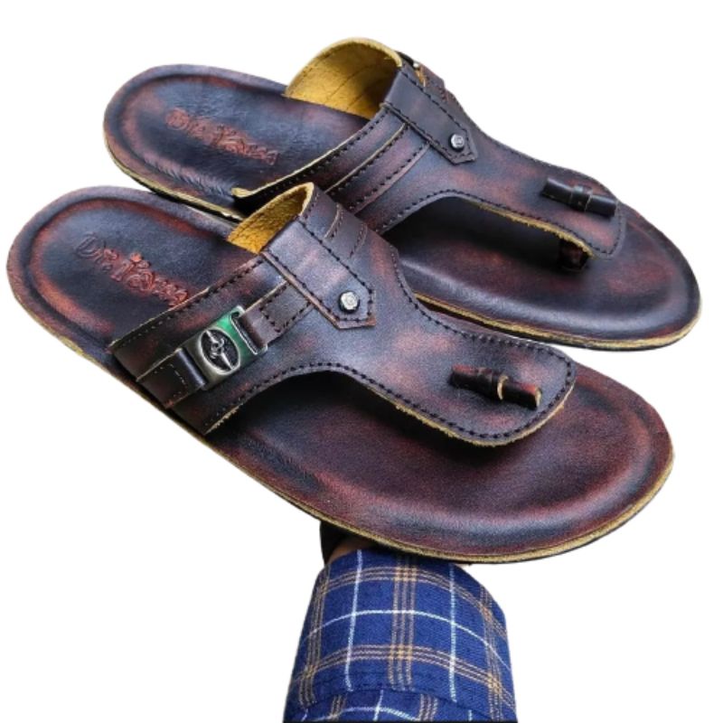SANDAL PRIA FULL KULIT SAPI ASLI 100% BERKUALITAS