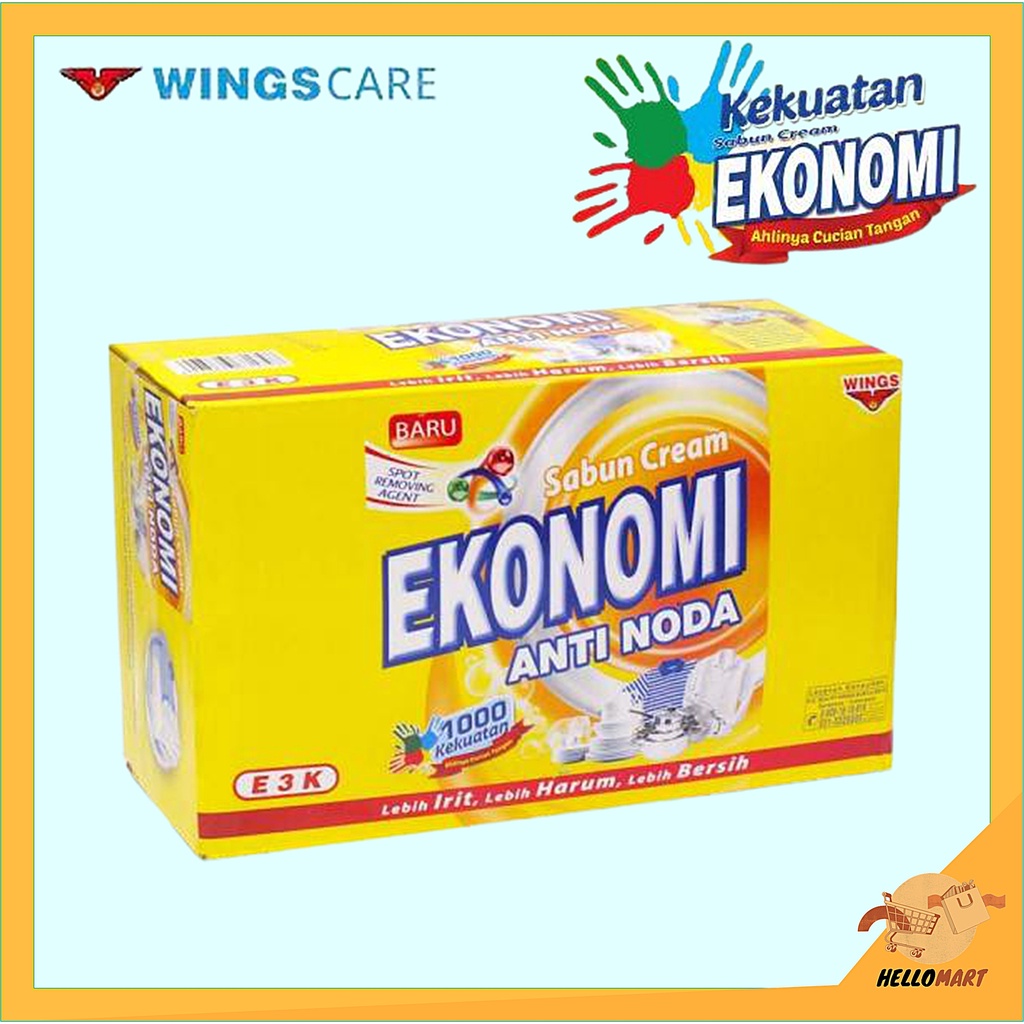 ORIGINAL Sabun Cream Ekonomi Anti Noda Kotak 3kg / Sabun Colek Ekonomi / HELLOMARTID