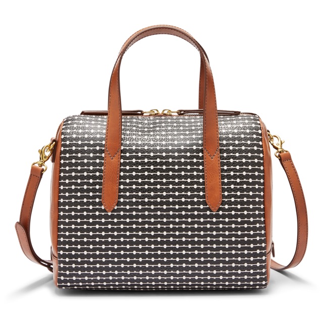 Fossil Sydney Satchel Black Multi