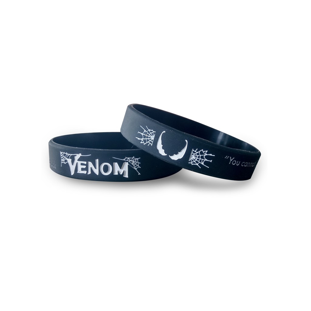 VENOM - BLACK | Gelang Karet Silicone | Gelang Fashion | Wristband | Bracelet