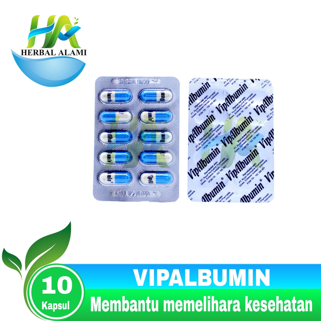 Vipalbumin Persetrip isi 10 Kapsul - Membantu Memelihara Kesehatan