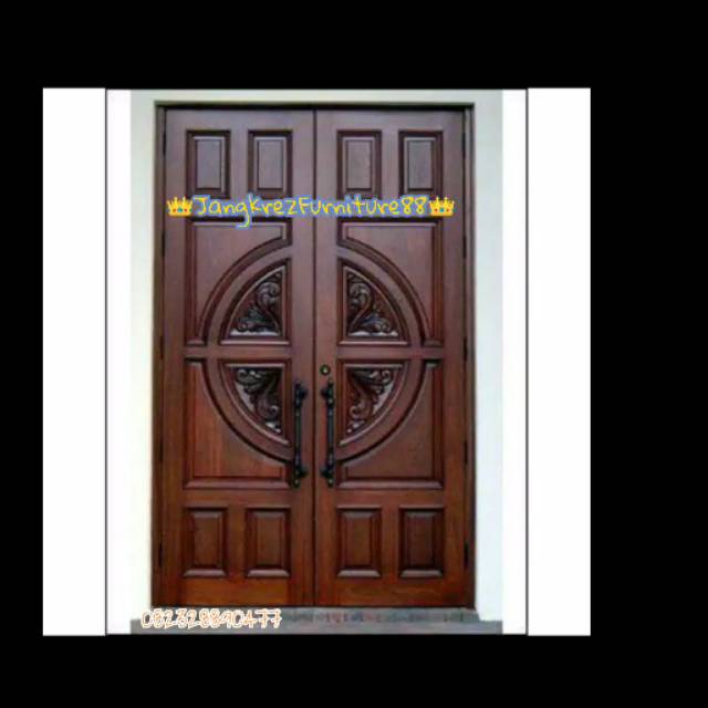 PINTU UTAMA JATI KUPU TARUNG