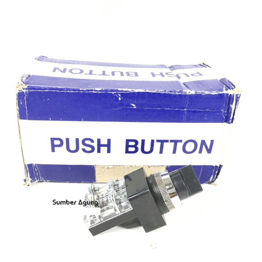 Selector Switch Push Button 2 Posisi 25mm 6A 250VAC 600V Max KS11X21