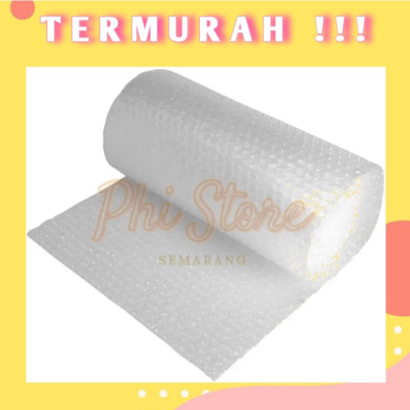 

Tambahan bubble wrap packing aman