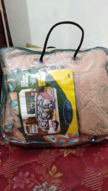 Bedcover California 160 X 200 New Motif ( Queen Size ) Katun Selembut Sutra Kualitas Premium