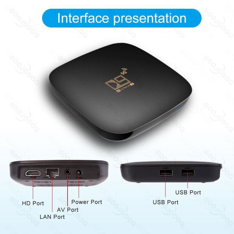 ANDROID TV BOX D9 4K STB ANDROID TV ULTRA HD