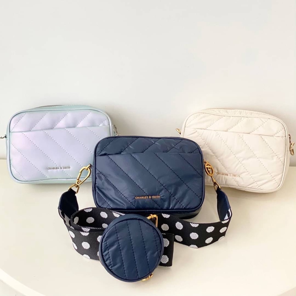 CK1242 Chailly Panelled Crossbody Bag & Pouch Original