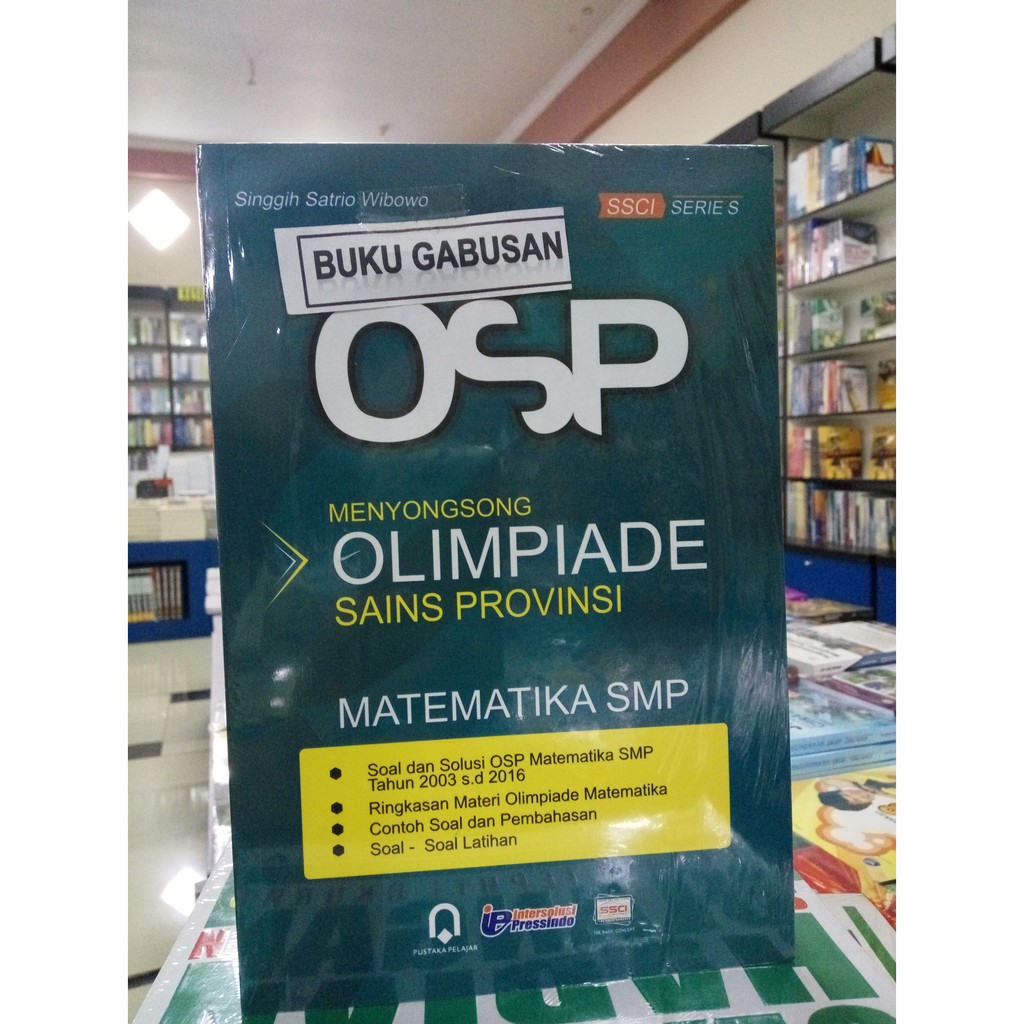 Ready Stock Buku Osp Menyongsong Olimpiade Sains Privinsi Matematika Smp Wr Shopee Indonesia