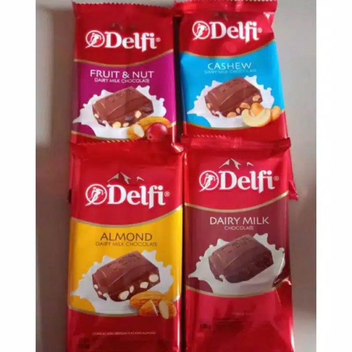 

COKELAT- COKLAT DELFI DAIRY MILK - 155 GR - COKELAT DELFI - ALMOND -COKELAT.