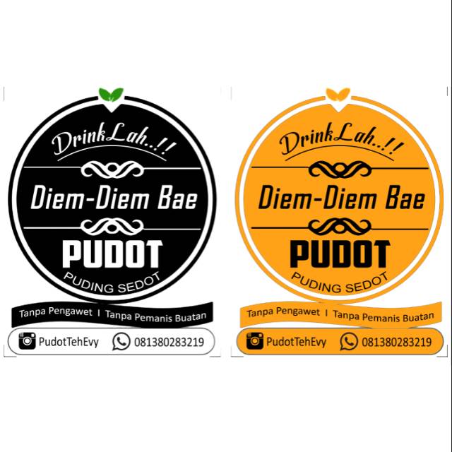 Contoh Desain Stiker Pudot – Contoh Banner