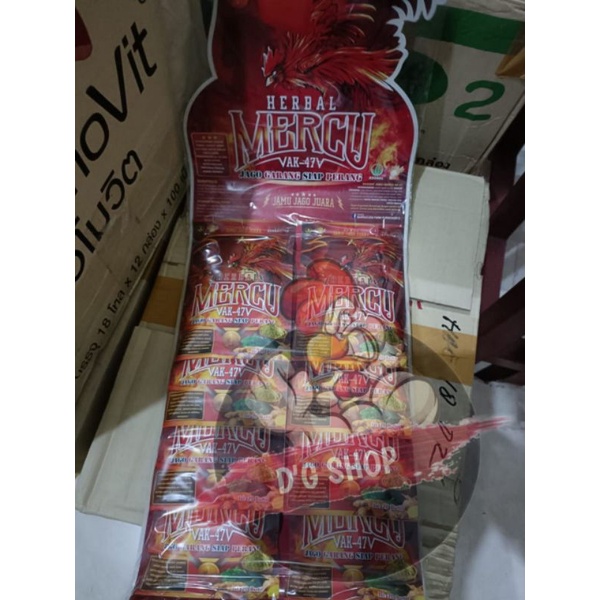 MERCU AK-47 1 Sachet 20 Butir Jamu Ayam Jago Bangkok