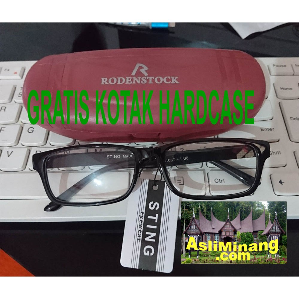 Kacamata Baca Plus 2.50 Sting Murah dan Kualitas Bagus 2,50 BONUS HARDCASE