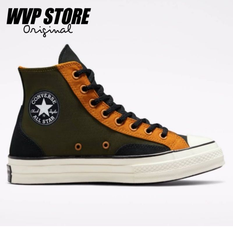 Converse Chuck 70 Court Fusion Cargo Khaki Fire Pit Egret