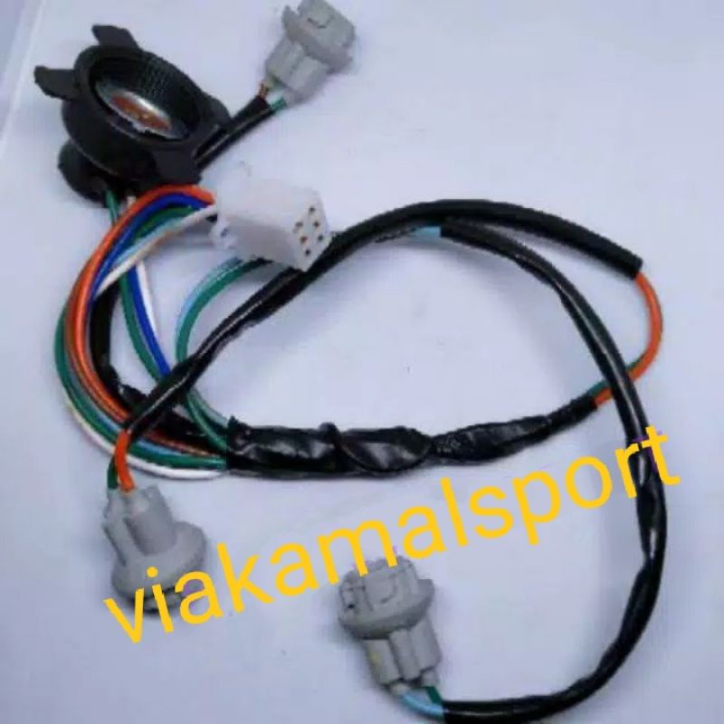 Fiting Lampu atau kabel soket Lampu Depan Lampu Sen Depan Honda BEAT karbu berkualitas tinggal colok
