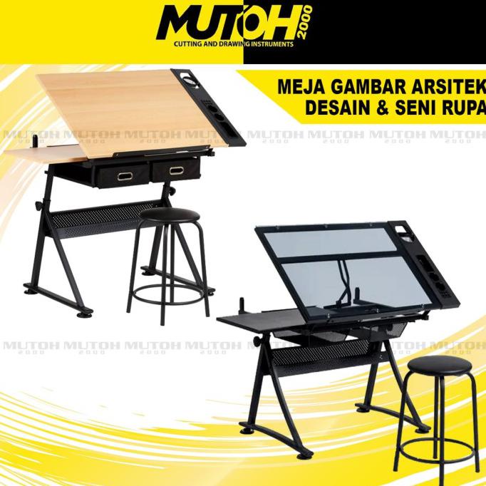Promo Meja Gambar Arsitek Disain Dan Seni Rupa Kaca New Shopee Indonesia