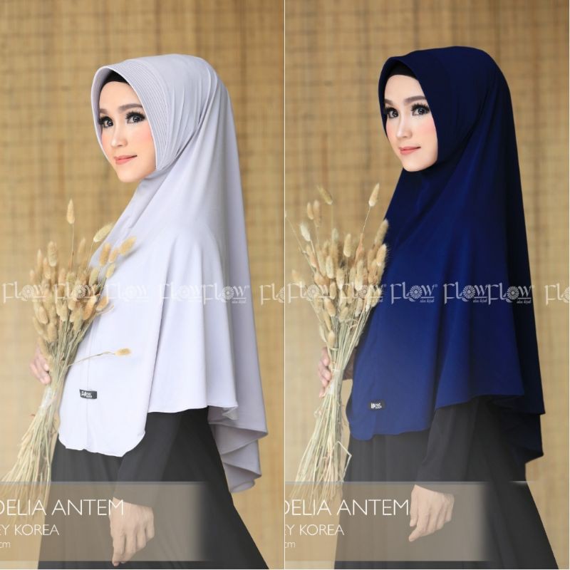 Ready Daily hijab DELIA ANTEM UK. XL ori by FLOW