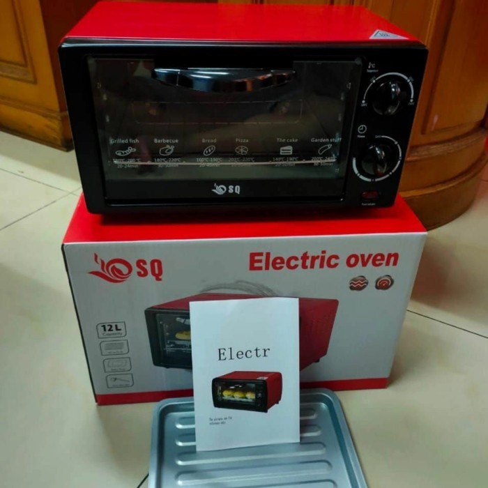 Electric Oven 12L Oven Listrik 12L Oven Pemanggang Penghangat Makanan Grosir