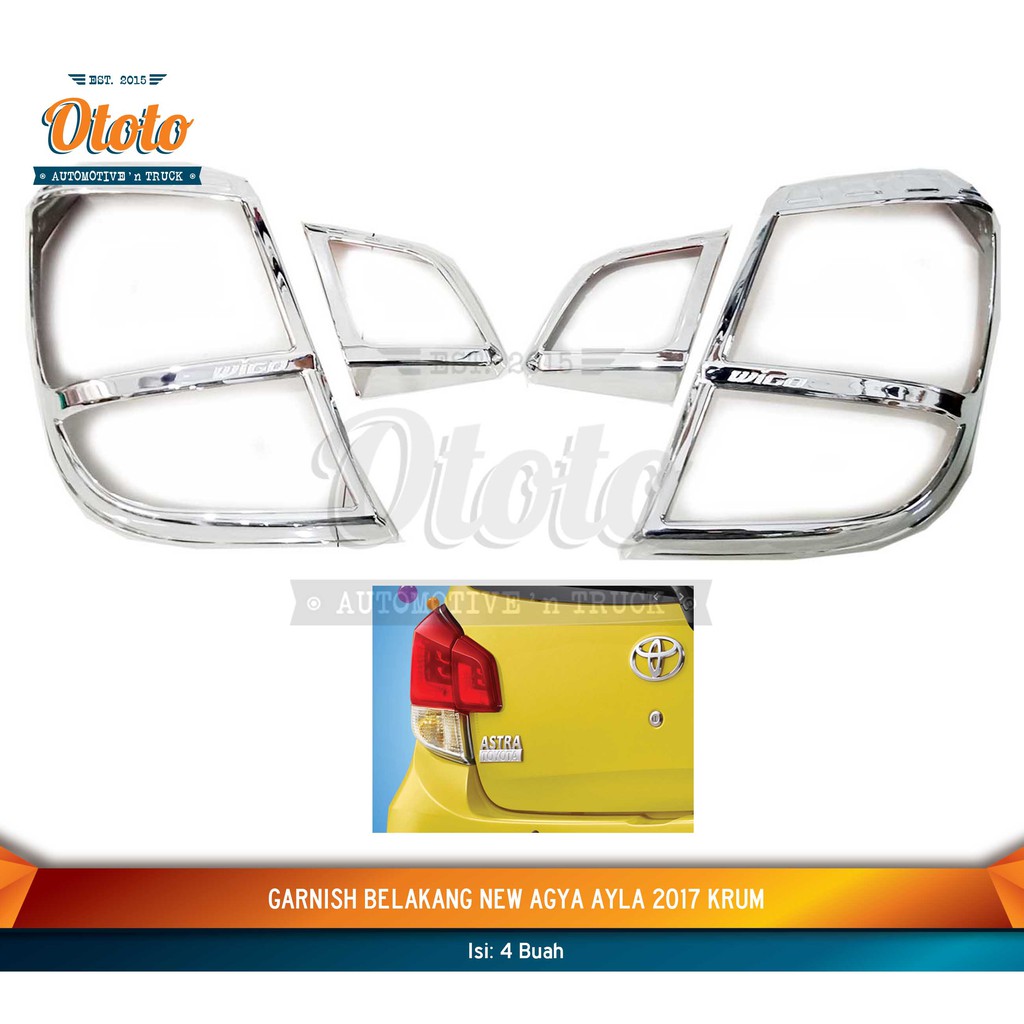 Garnish BELAKANG AGYA AYLA 2017 Krum 4pcs - Garnish Stop