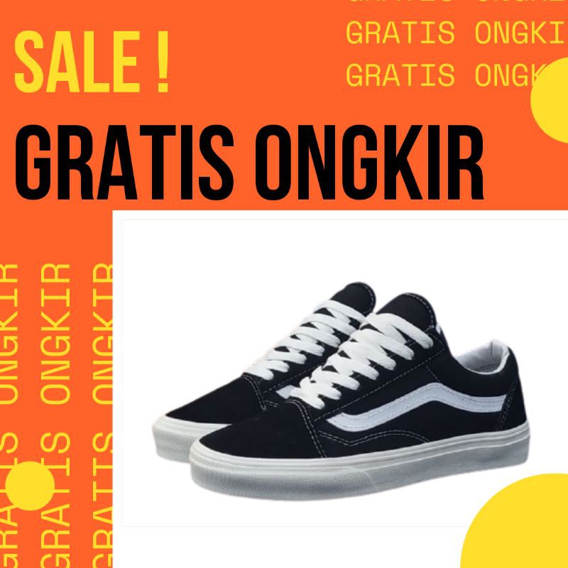 VANS OLDSKOOL OG BLACK WHITE WAFFLE DT
