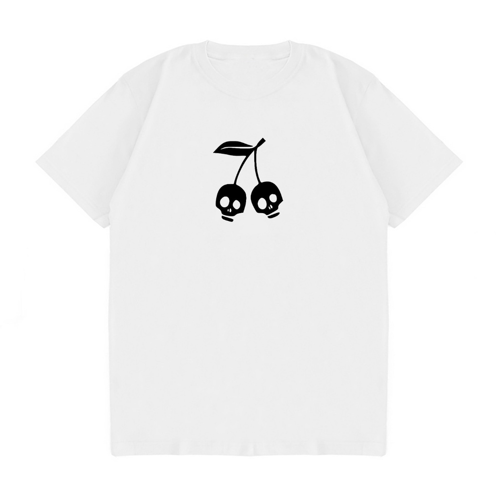 KAOS OVERSIZE SKULL CHERRY T-SHIRT