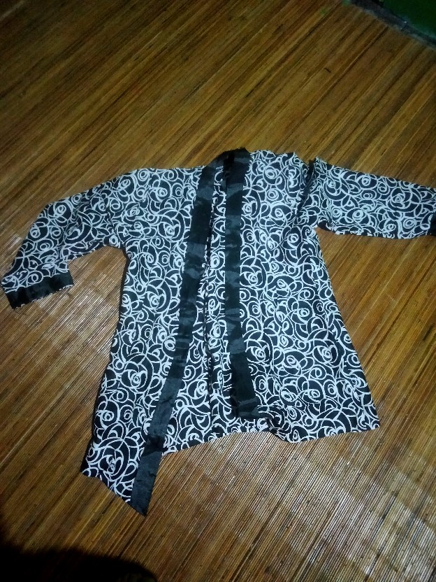 Trolistore Xxl Grosir Batik Wanita Motif Kelam Batik Cewek Wanita Lengan Panjang Warna Hitam Putih