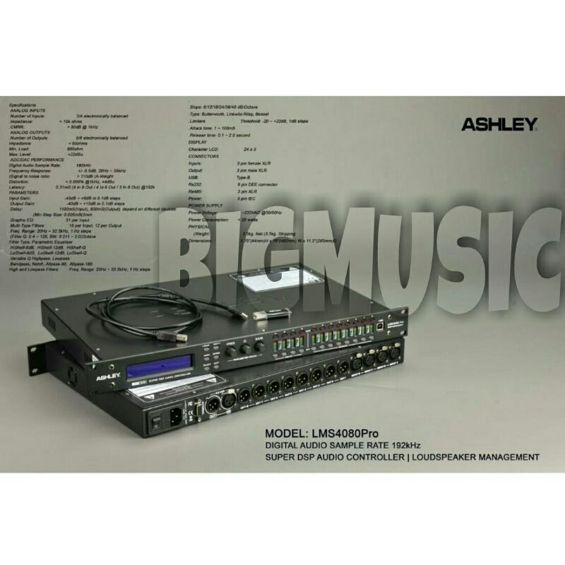 Speaker Management Ashley LMS 4080 PRO Original Ashley LMS4080 PRO