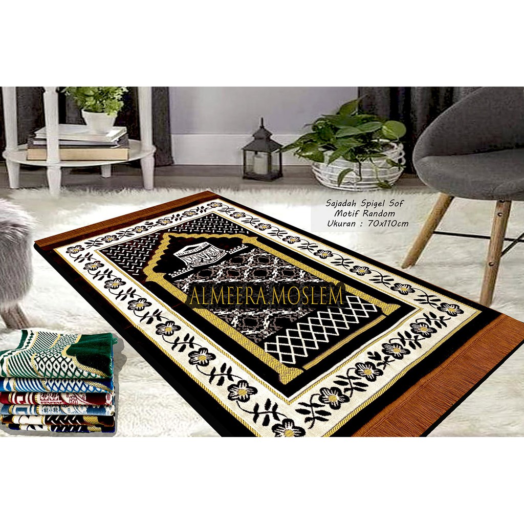 Sajadah Turkey Ultra Ukuran Dewasa Perlengkapan Shalat By Almeera.Moslem