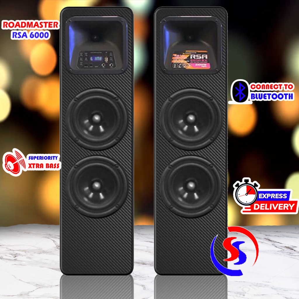 SPEAKER BLUETOOTH SUPER BASS ROADMASTER RSA 6200 GARANSI RESMI