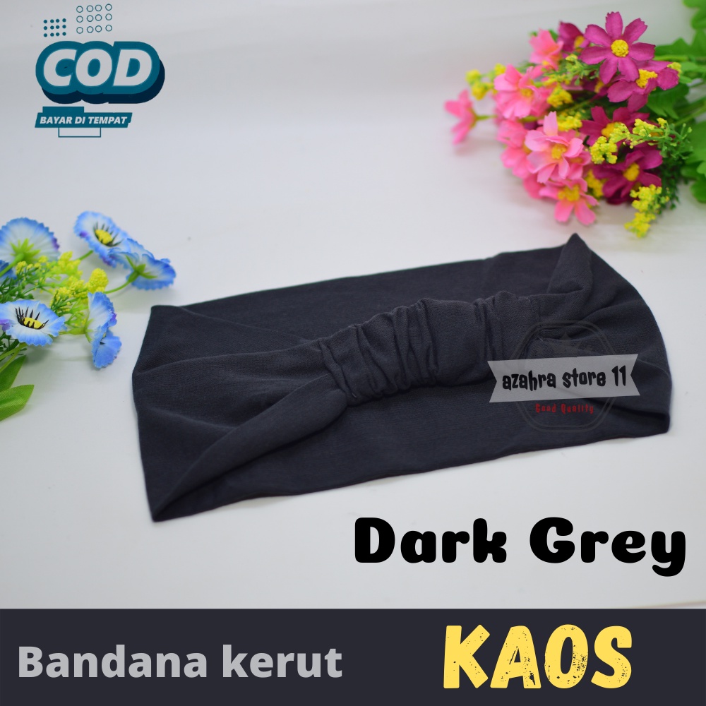 Inner Ciput Bandana Karet Belakang Bahan Kaos Premium Dalaman Jilbab Anti Pusing Polos