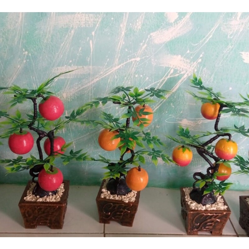 bonsai pohon artificial hiasan meja bonsai hias