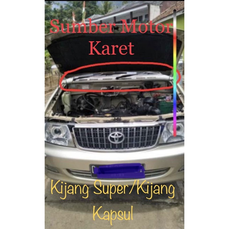 Karet Kap Mesin Depan Kijang Super